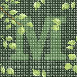 image of Letter M Leaves