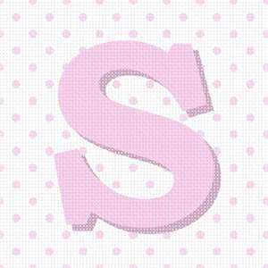 image of Letter S Polka Dot