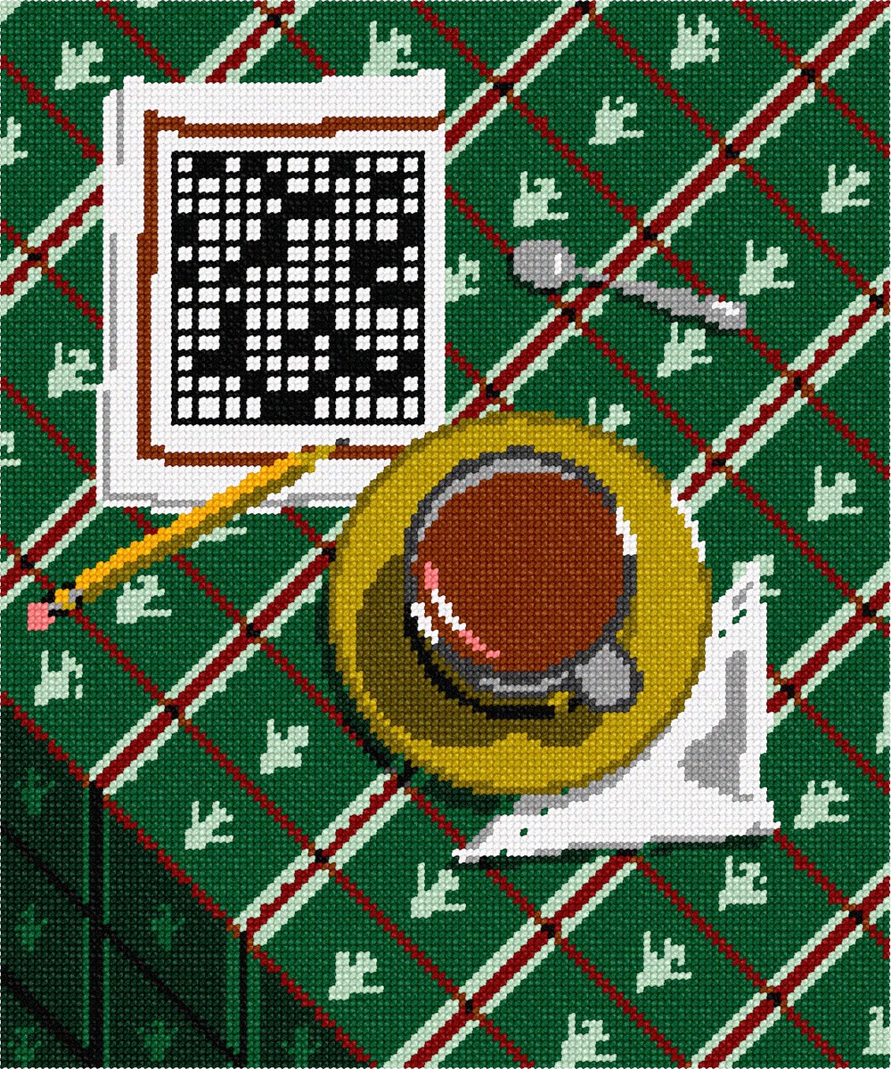 Crossword Puzzle Day | Needlepoint of View